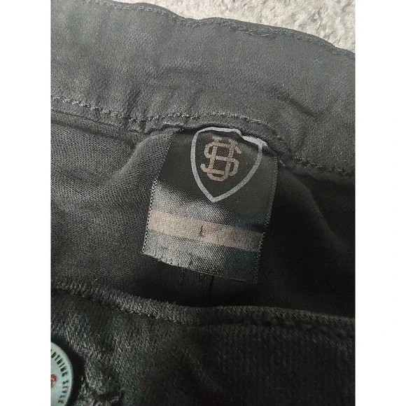 Uncs black jeans. Mens Large 32‎ inch Streetwear Y2K Grunge Distressed - Picture 2 of 15